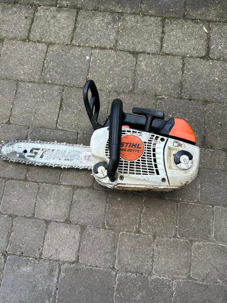 Tronçonneuse Stihl MS201TC, Tuin en Terras, Ophalen, Gebruikt