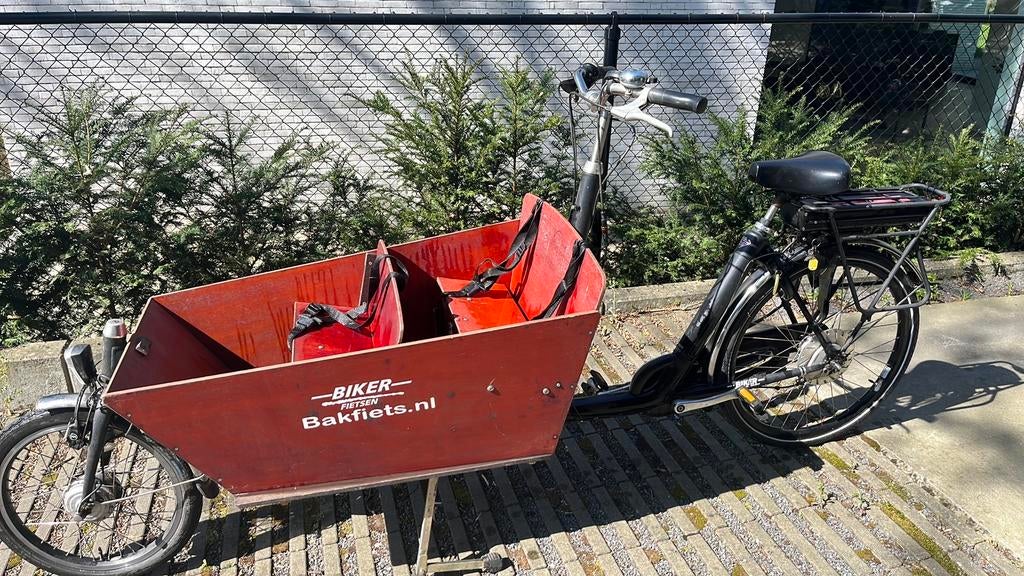 Elektrische bakfiets, Gebruikt, 3 kinderen, Elektrisch, Ophalen