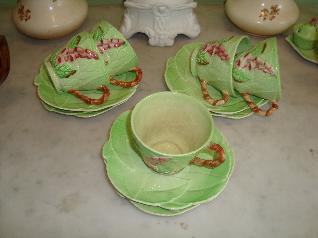 Tasses et soucoupes Carlton ware, décor Foxglove., Enlèvement
