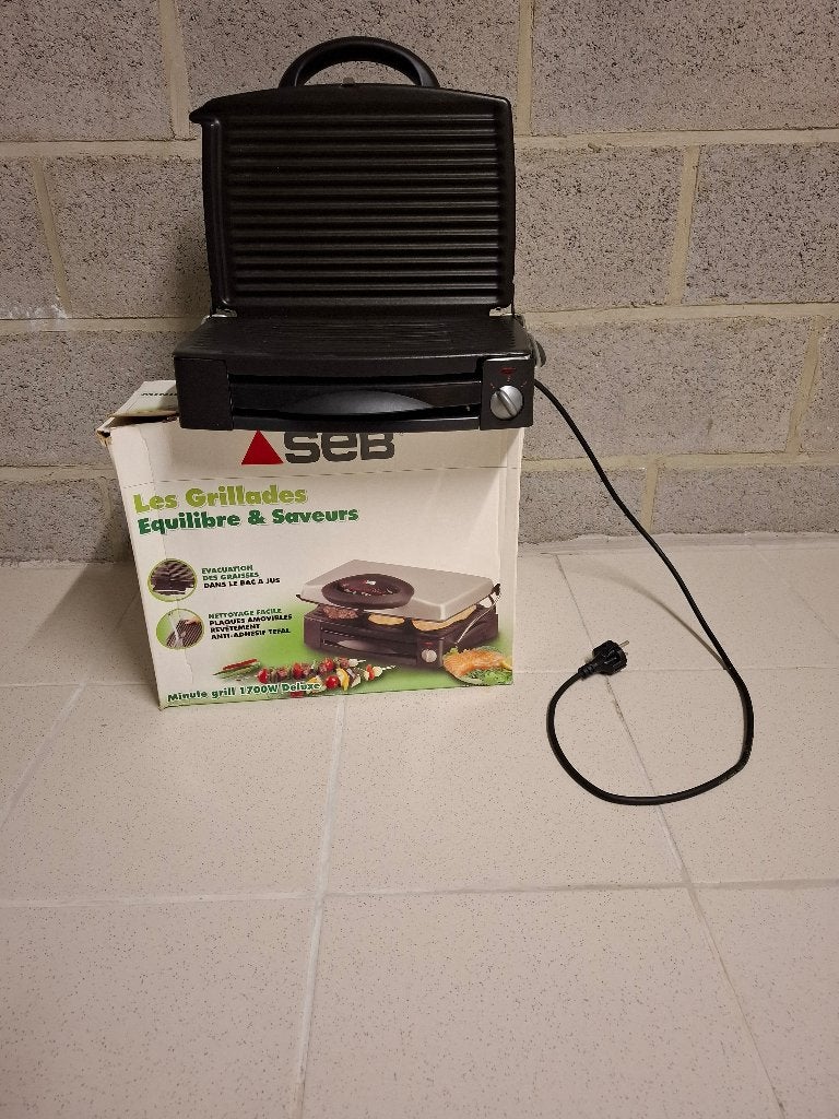 Appareil à grill, Electroménager, Enlèvement, Comme neuf, 4 à 7 personnes