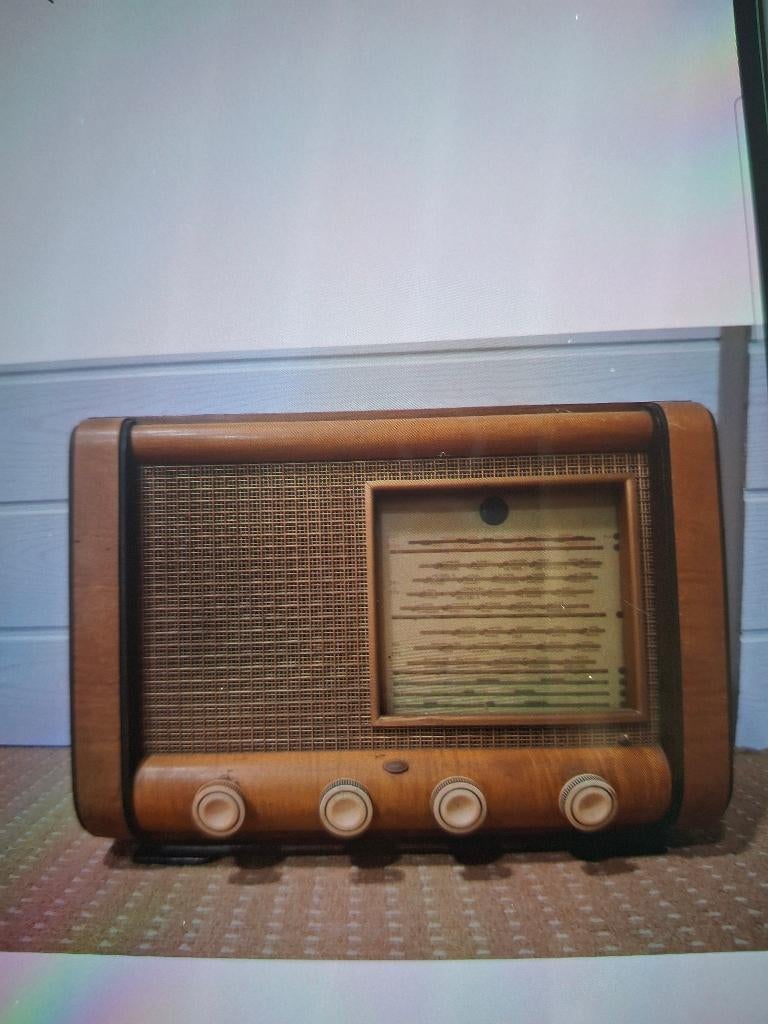Oude radio, Audio, Tv en Foto, Radio's, Ophalen, Gebruikt, Radio