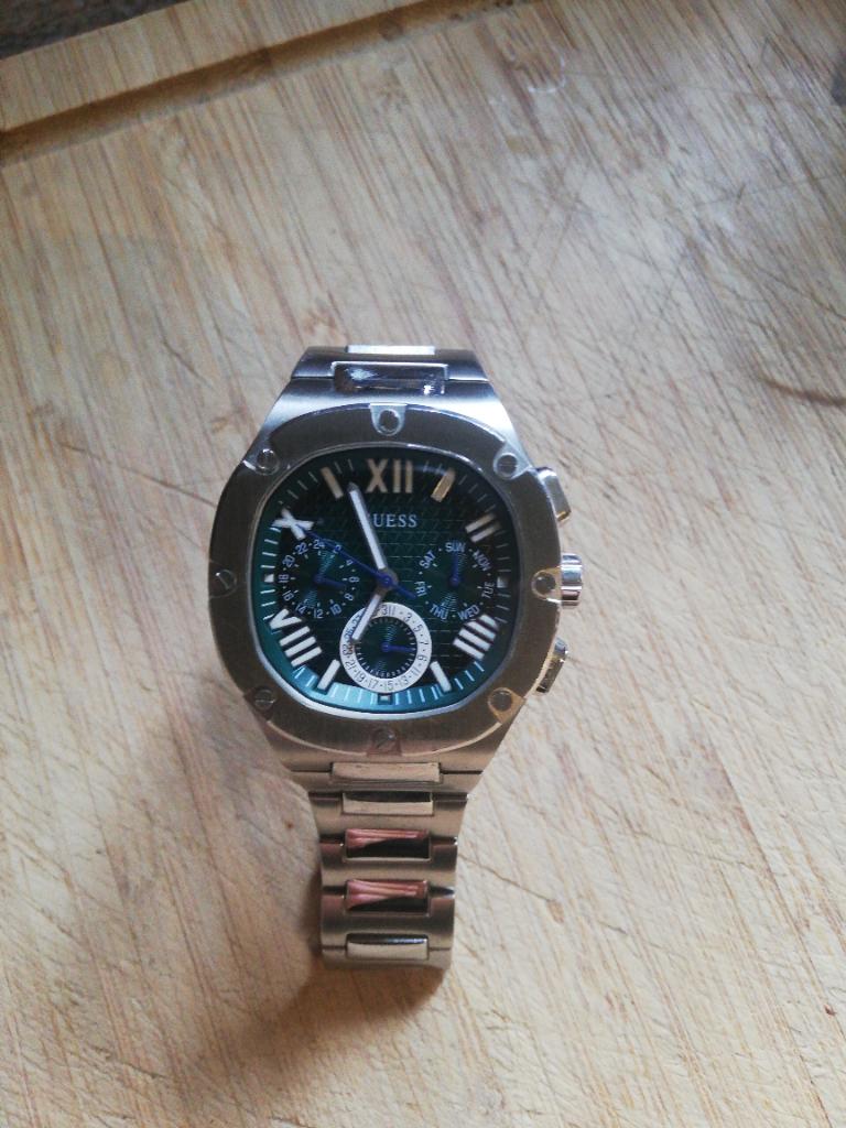 Horloge, Staal, Staal, Polshorloge, Zo goed als nieuw