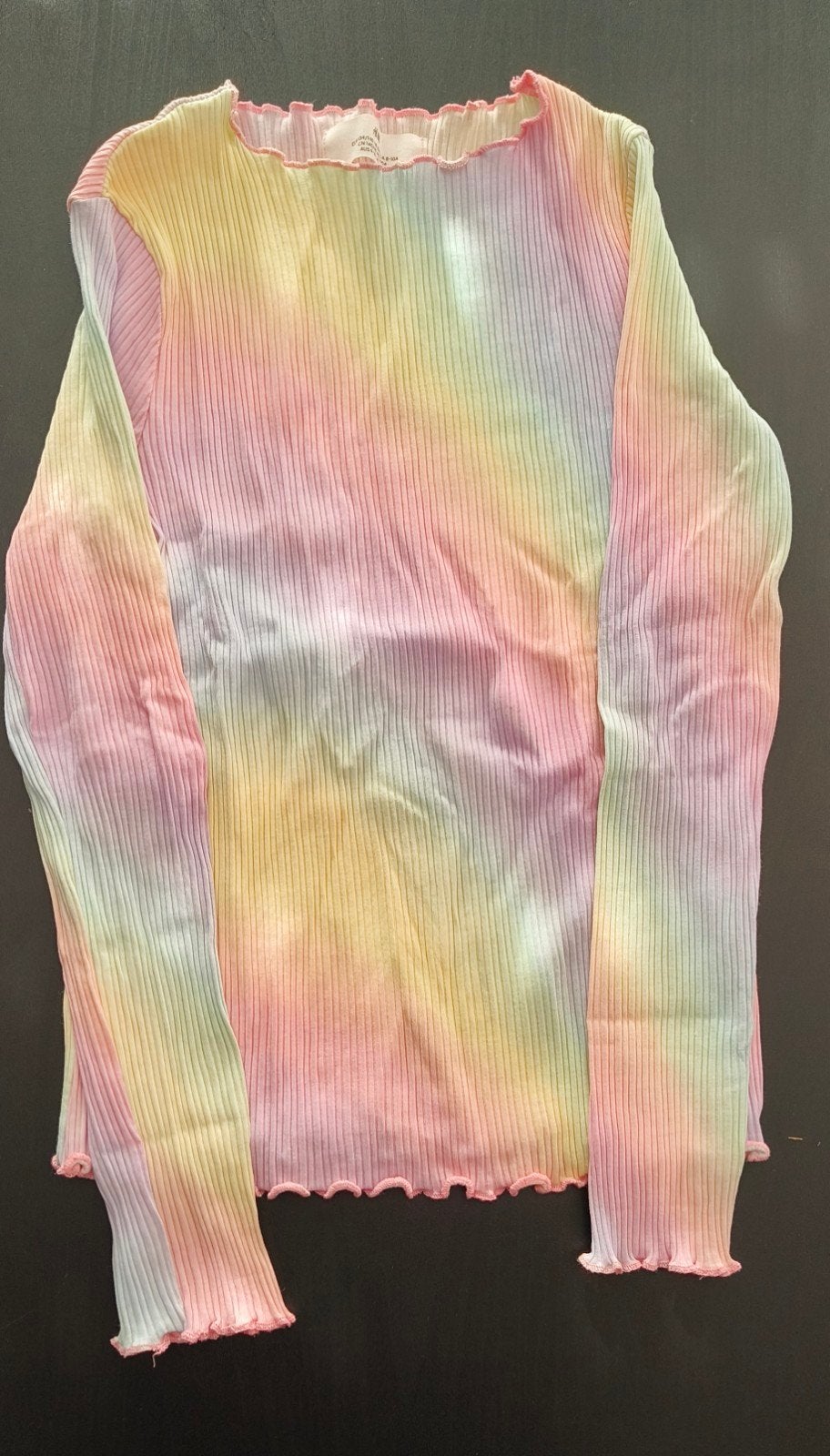 longsleeves meisjes maat 134/140, Chemise ou À manches longues, H&M, Comme neuf, Enlèvement