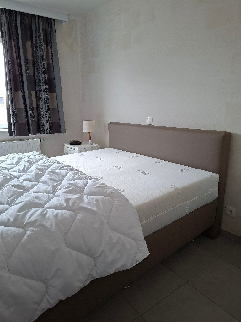 Boxspring, Ophalen, Overige materialen, Bruin, Tweepersoons