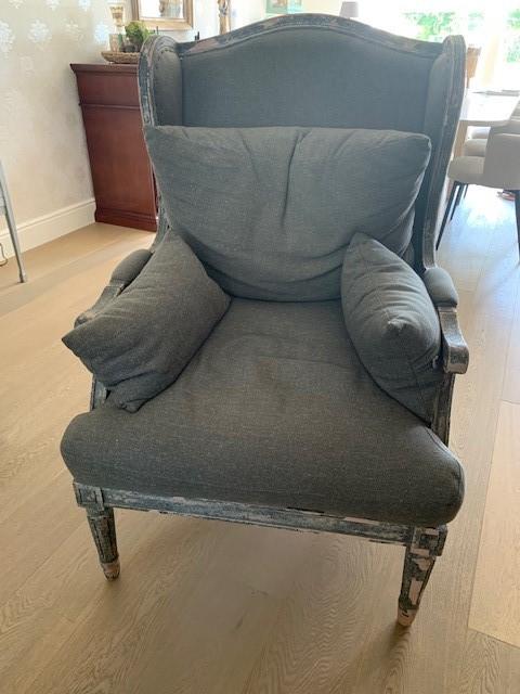 grijze zetel 1 persoon, Ophalen, Eenpersoons, Minder dan 75 cm, Landelijk
