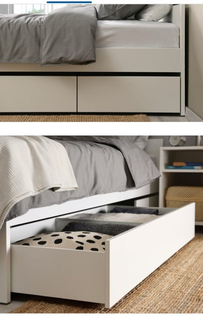 Gratis 1 persoonsbed met lades, Ophalen, Gebruikt, 90 cm, Eenpersoons