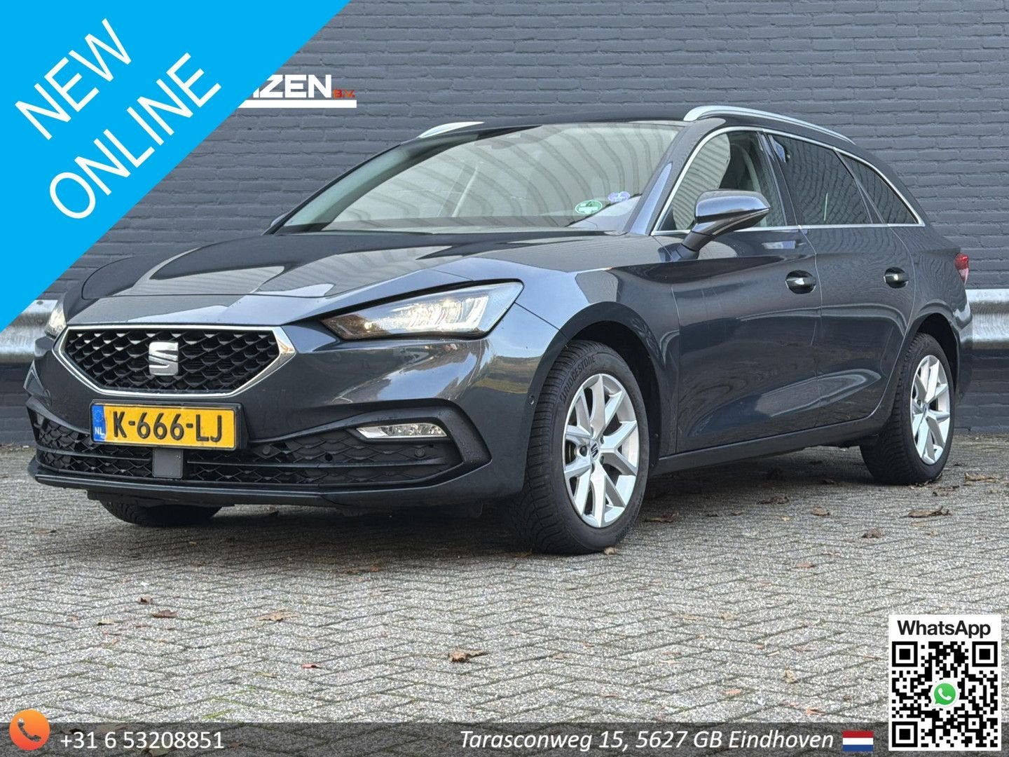 Seat Leon Sportstourer 1.5 eTSI Style Launch Edition Aut. |, Autos, Argent ou Gris, Achat, 129 g/km, Entreprise
