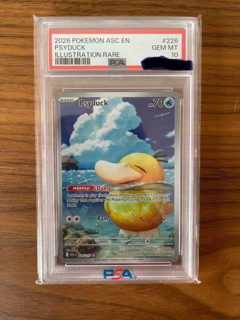Psyduck, Ophalen, Nieuw, Losse kaart, Foil