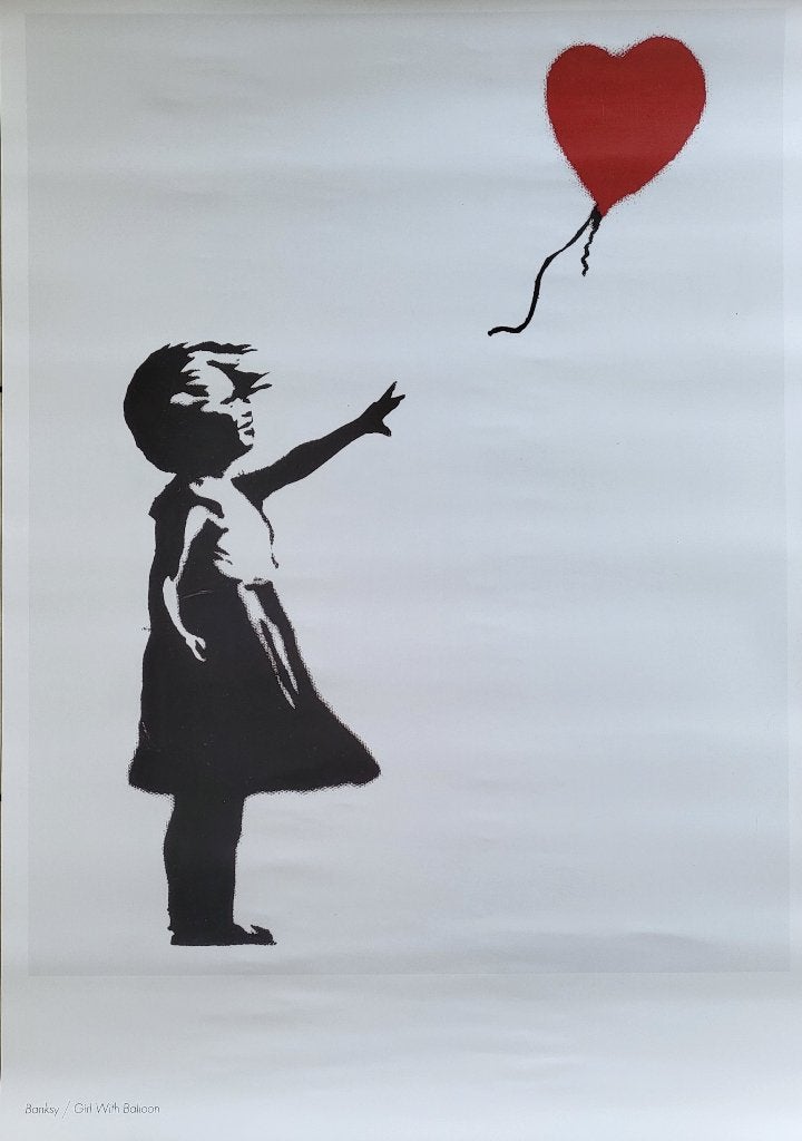 Banksy - Fille avec ballon - Moco, Envoi