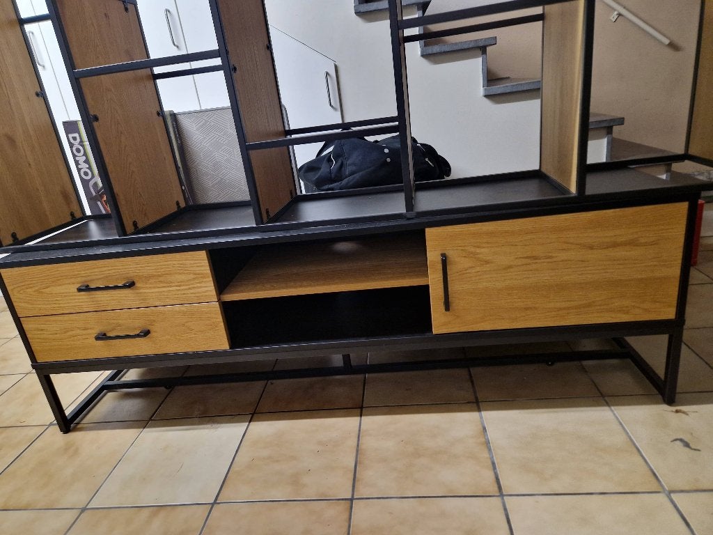 Salon tafel + tv kast + meubel kasten, Huis en Inrichting, Ophalen, Gebruikt, Overige materialen