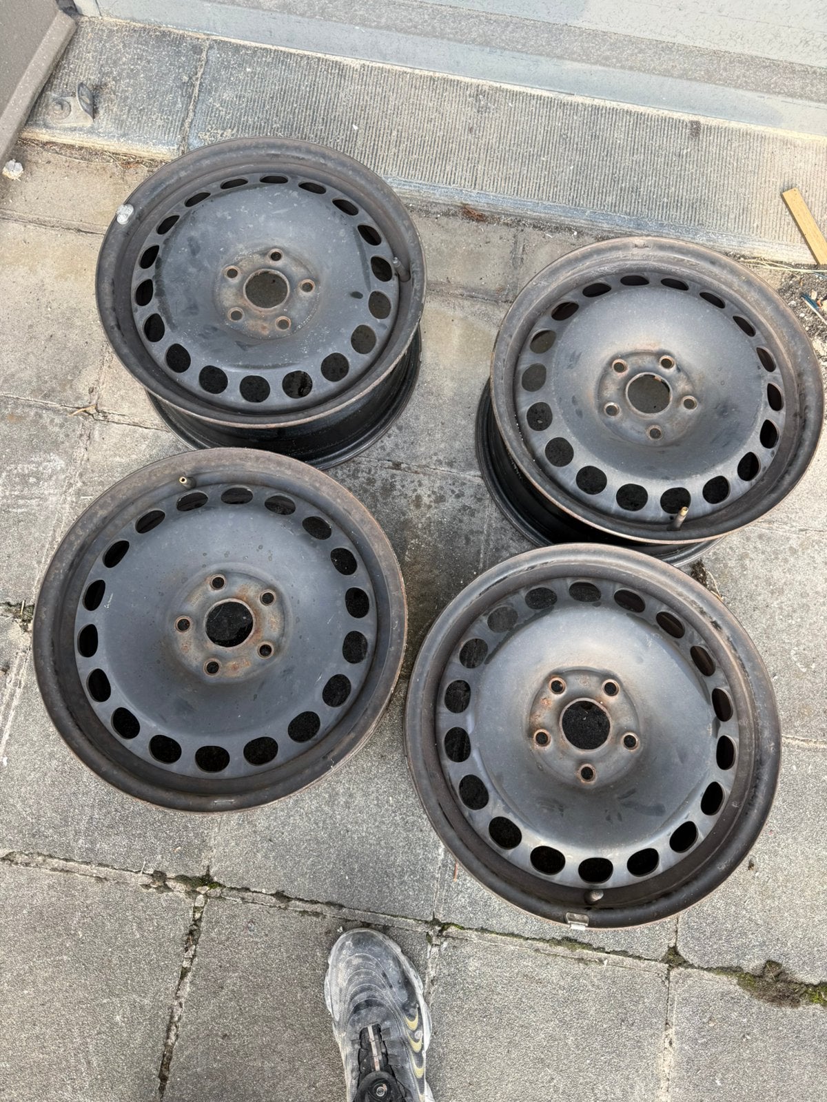 4 jantes en acier R16 5x112 pour VW / Škoda / Audi / Seat, Enlèvement