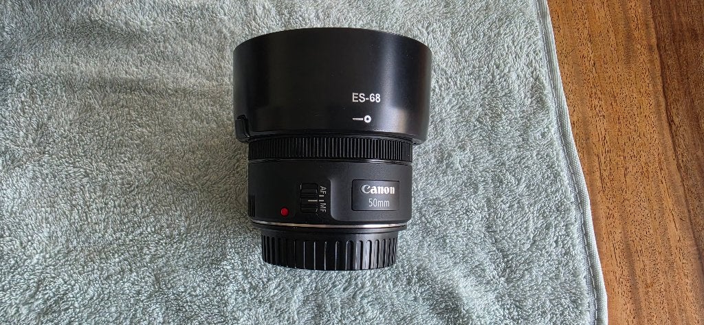 Canon EF 50mm lens, Audio, Tv en Foto, Ophalen, Canon, Nieuw, Groothoeklens