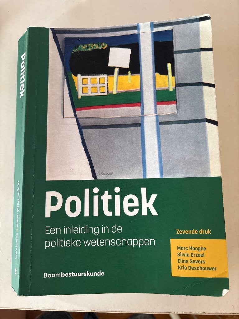 Politiek een inleiding in de politieke wetenschappen, Boeken, Studieboeken en Cursussen, Ophalen, Gelezen, Hoger Onderwijs
