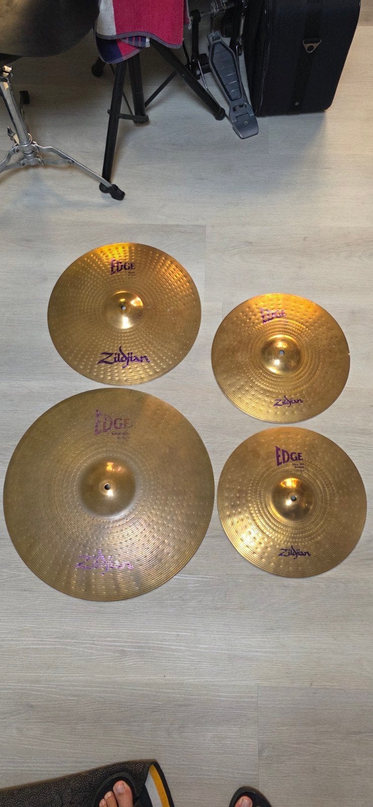 Série Zildjian Edge, Musique & Instruments, Batteries & Percussions, Utilisé, Autres marques, Enlèvement