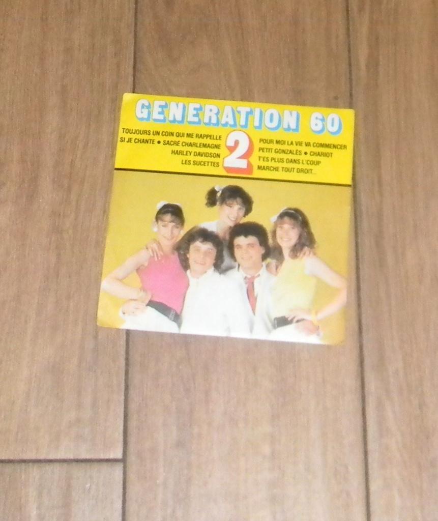 45 Tours - RARE - Génération 60 (2), Cd's en Dvd's, Vinyl | Overige Vinyl, Ophalen of Verzenden