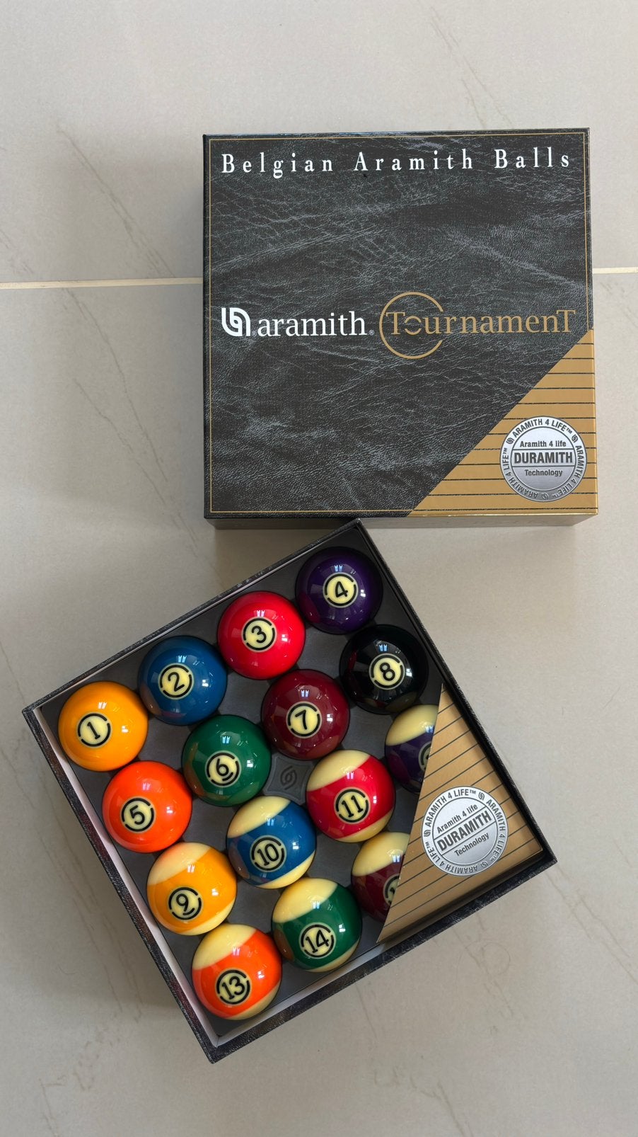 poolbalset van Aramith, Sport en Fitness, Ophalen, Zo goed als nieuw