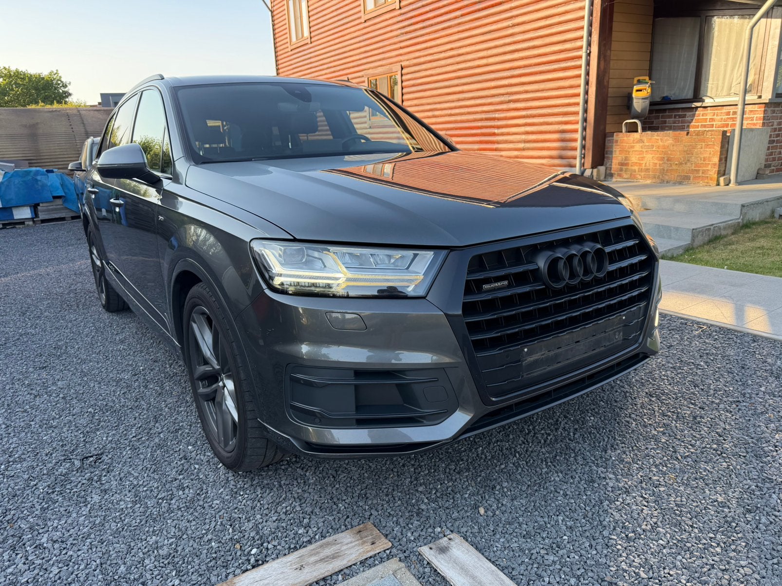 Audi Q7 45 TDI Mild Hybrid Quattro - 231 PK, Auto's, Audi, Automaat, Leder, Diesel, Particulier