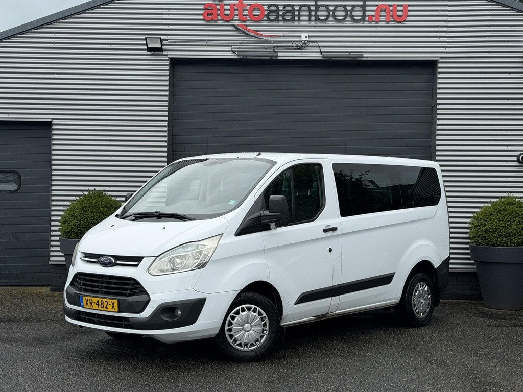 Ford Transit Custom 300 2.2 TDCI L1H1 Trend 9 Pers | Airco |, Auto's, Voorwielaandrijving, Euro 5, Stof, Gebruikt