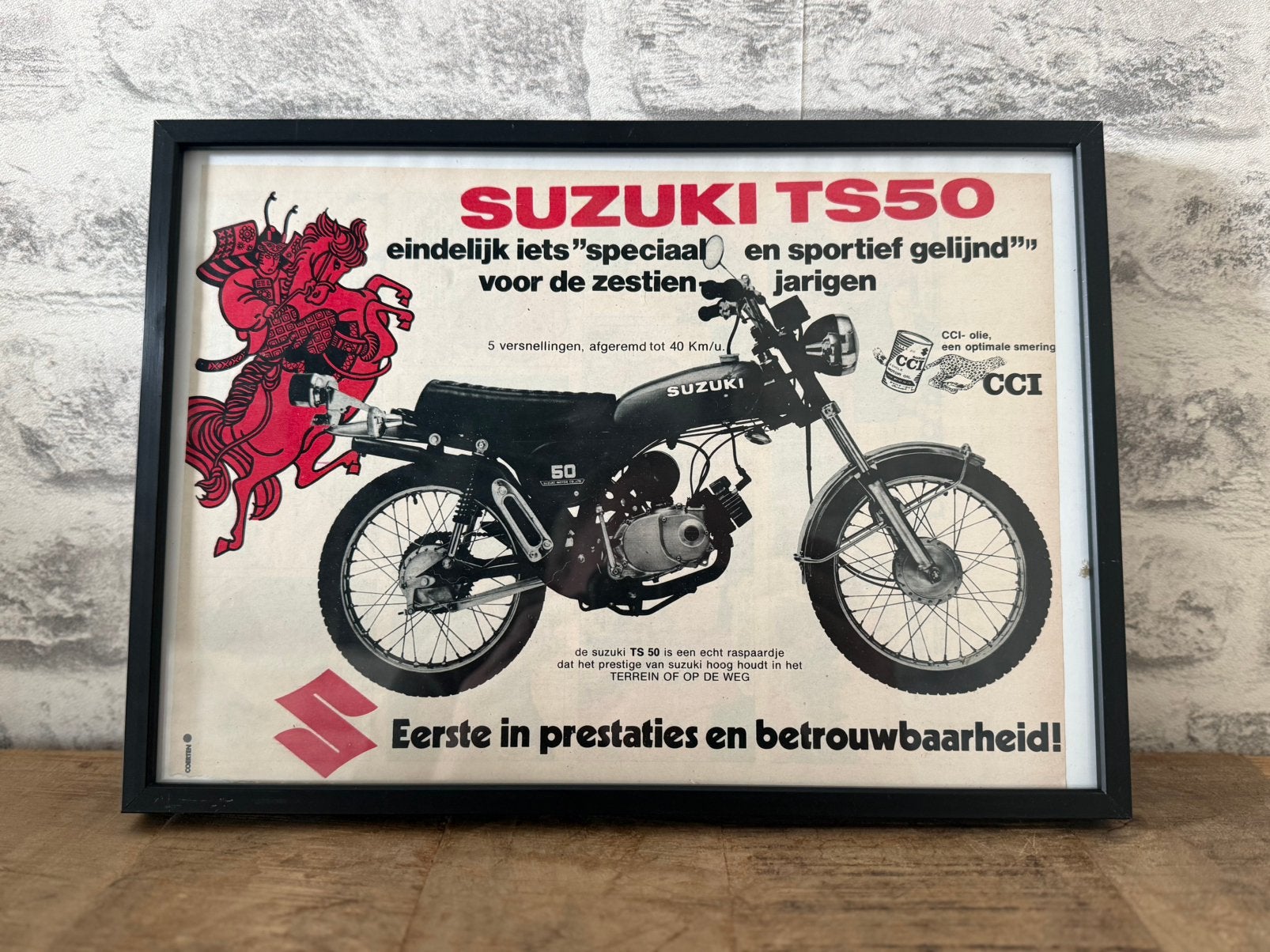 Originele affiche suzuki ts50, Particulier