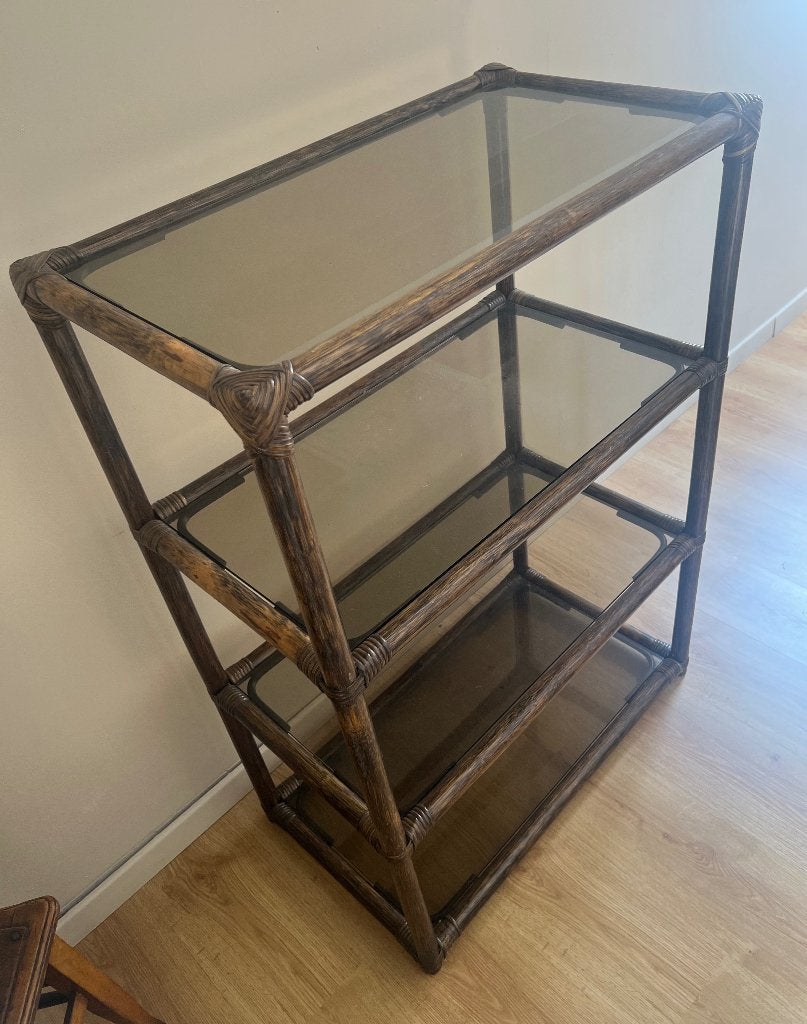 Vintage rattan bamboe set, Enlèvement