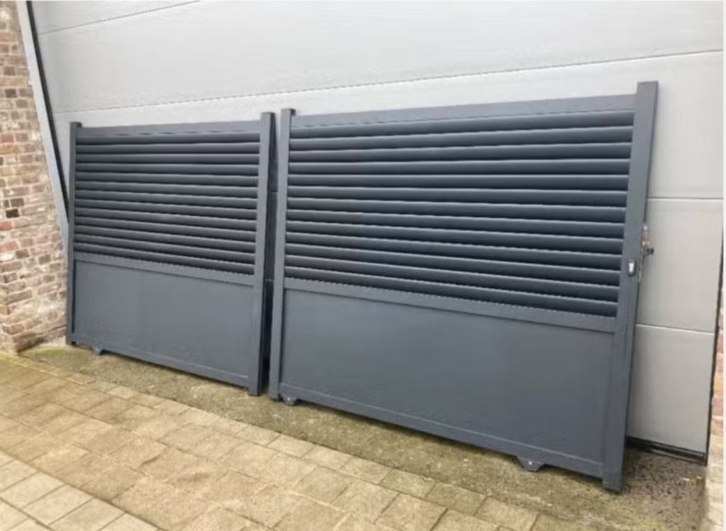 SHOWROOMMODEL schuifpoort aluminium VERO, Ophalen, Aluminium, Schuifpoort