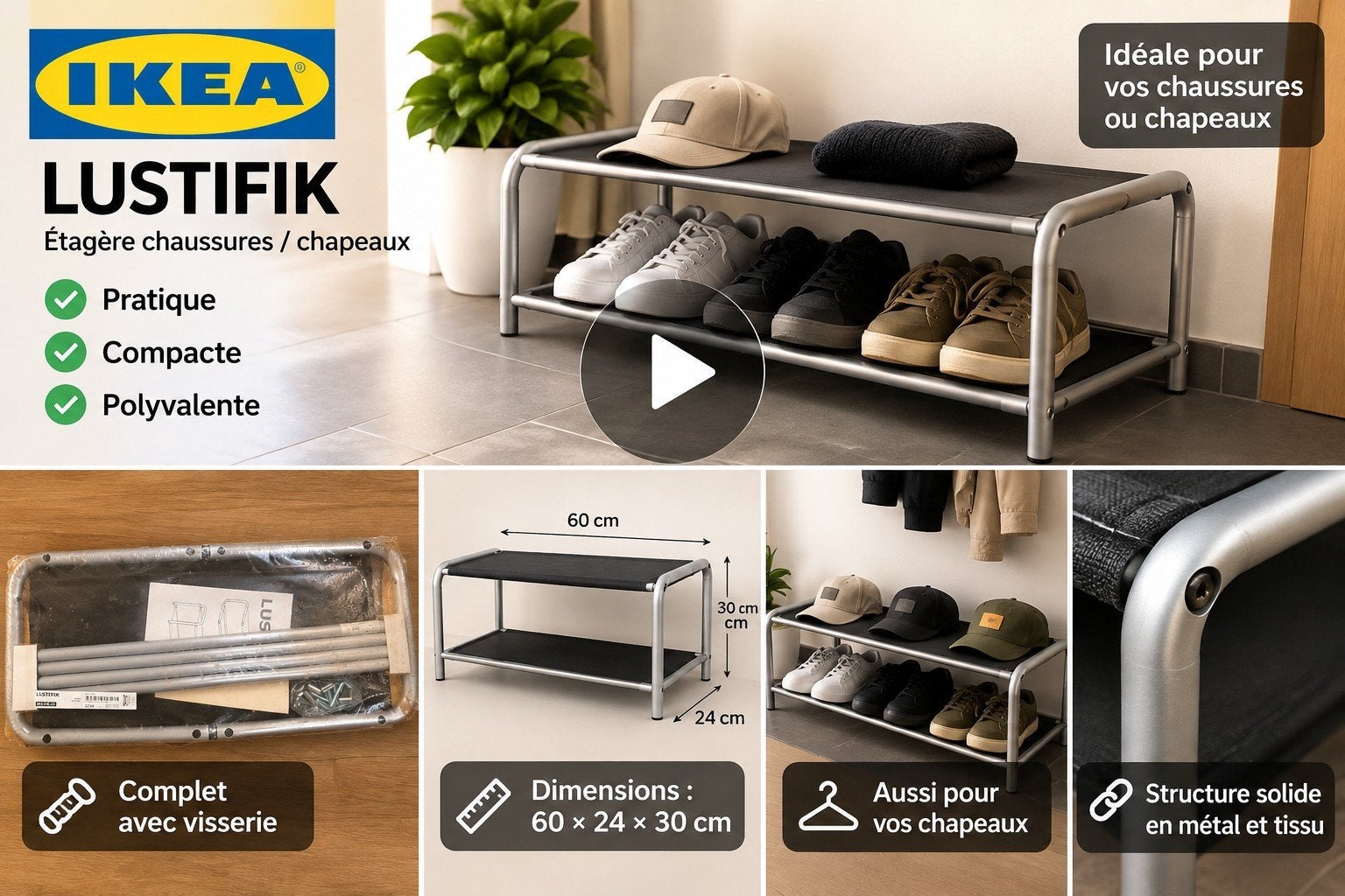 IKEA LUSTIFIK plank — €9, Ophalen of Verzenden