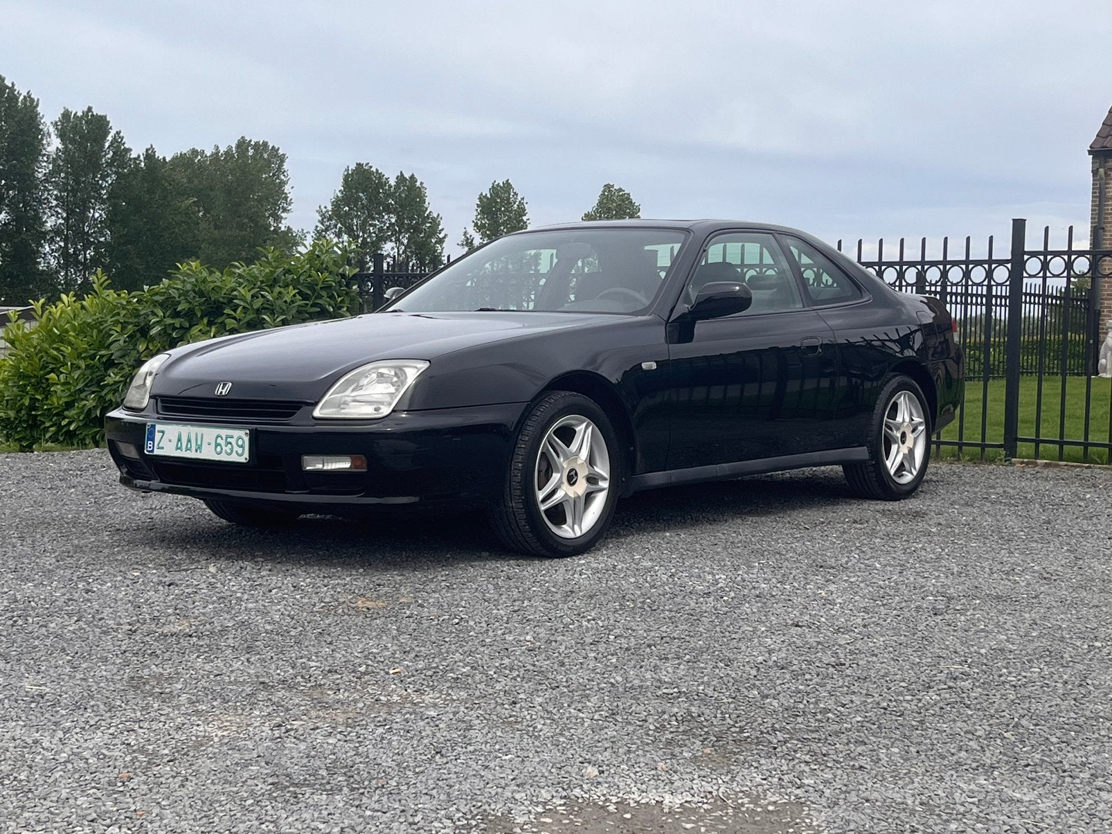 Honda Preluda 2.0 benzine, 1997 bouwjaar, 173.000 km, Lederen bekleding, 4 zetels, Zwart, Prelude