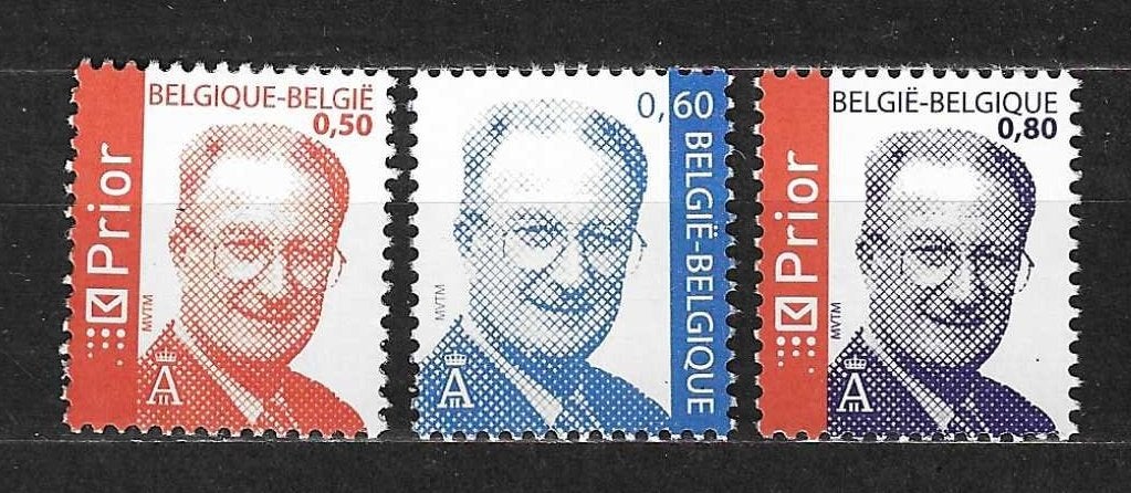 Belgique OPC 3271-73 S.M. le Roi Albert II **, Neuf, Enlèvement ou Envoi, Non oblitéré, Chefs d'Etat
