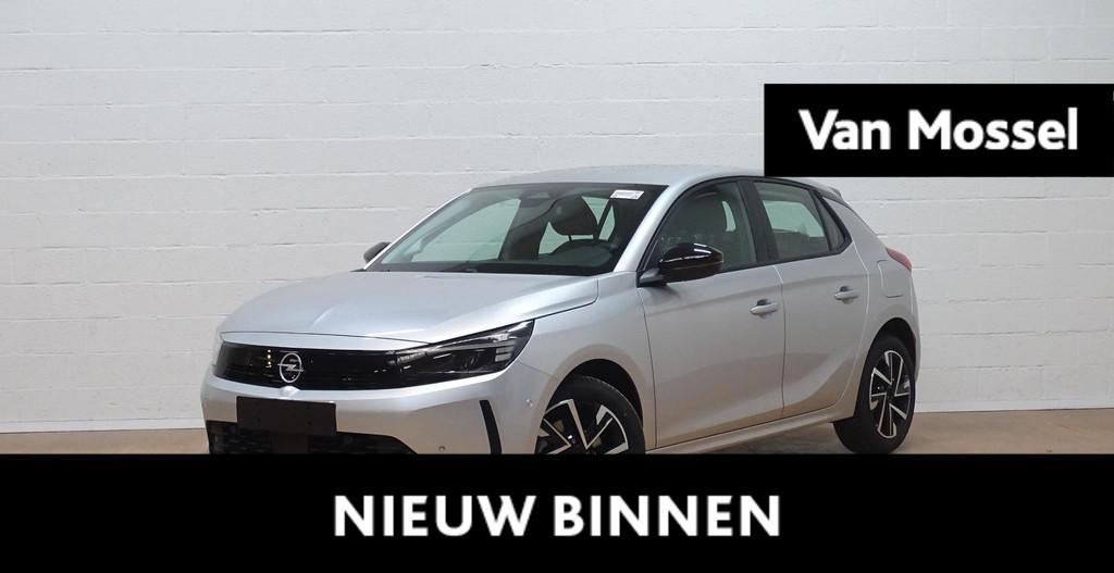 Opel Corsa 1.2 Turbo Hybrid 74kW eDTC, Auto's, Opel, Stof, Gebruikt, Zwart, Bedrijf