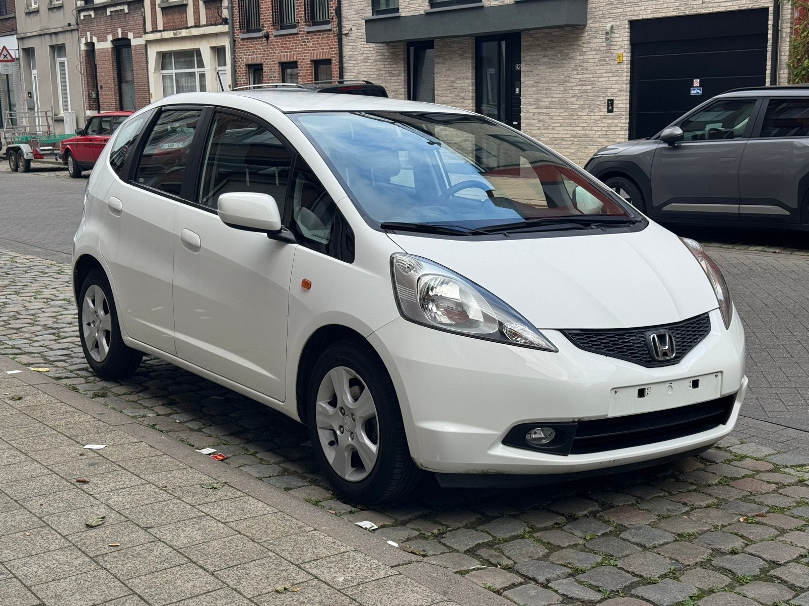 Honda Jazz 1.2i *Airco* 59000km*, Auto's, Voorwielaandrijving, Stof, https://public.car-pass.be/vhr/7afd7320-cf7d-4fa3-8eed-4dbad5f1ae76