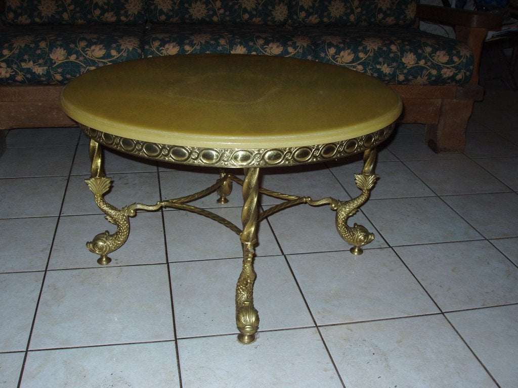 salontafel, Huis en Inrichting, Ophalen, Overige materialen, Rond, 50 tot 100 cm