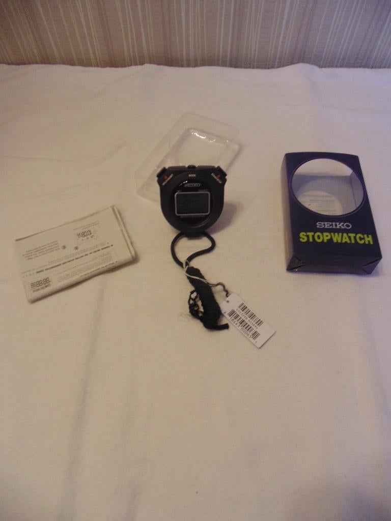Seiko stopwatch WO73-4000, Sports & Fitness, Course, Jogging & Athlétisme, Autres marques, Comme neuf, Enlèvement, Compteur de vitesse ou Podomètre