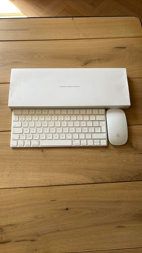 Apple keyboard met muis, Computers en Software, Ophalen, Zo goed als nieuw
