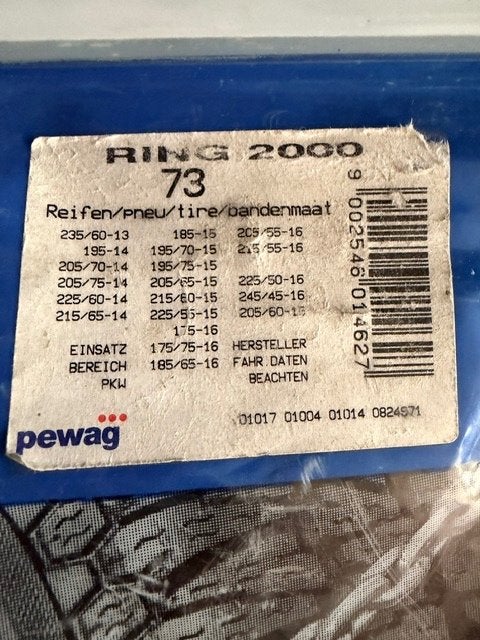 PEWAG sneeuwketting ring 2000, Enlèvement, Utilisé
