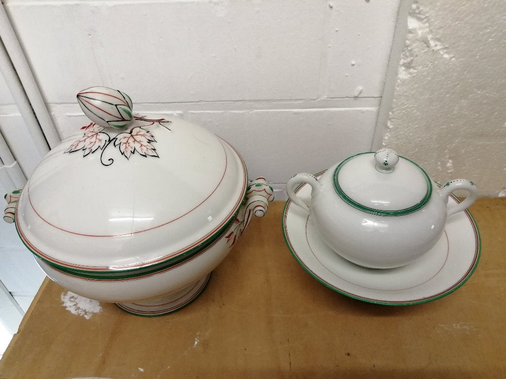 Ensemble soupières porcelaine, Antiquités & Art, Enlèvement