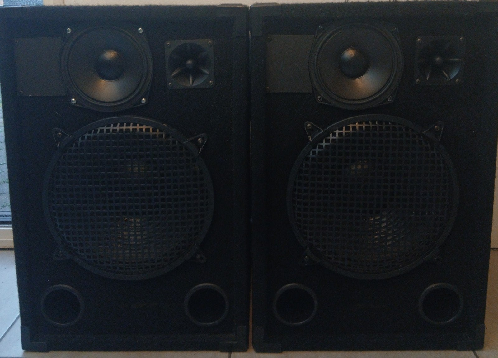 Set Tiger-Box RS 300 Partyspeakers / Luidsprekers (8 Ohm), Ophalen