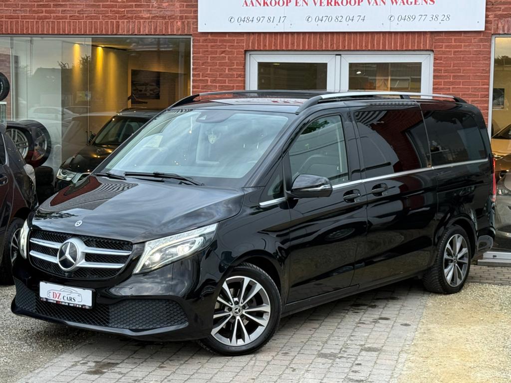 MERCEDES V220 CDI 163PK |NAVI | OPEN DAK | CAMERA 360* |, Auto's, Monovolume, 4 cilinders, Parkeercamera, Zwart