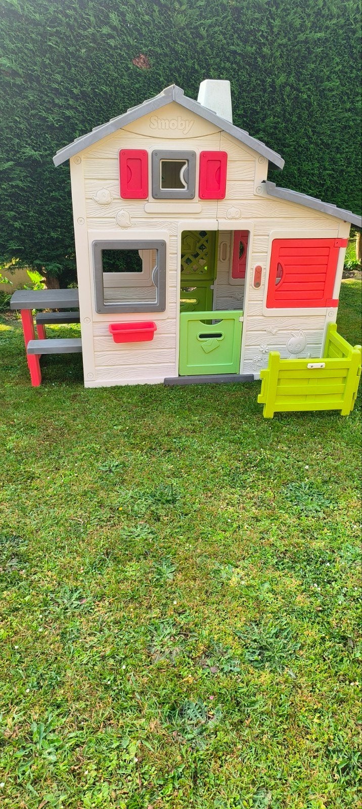 Smoby speelhuis., Ophalen
