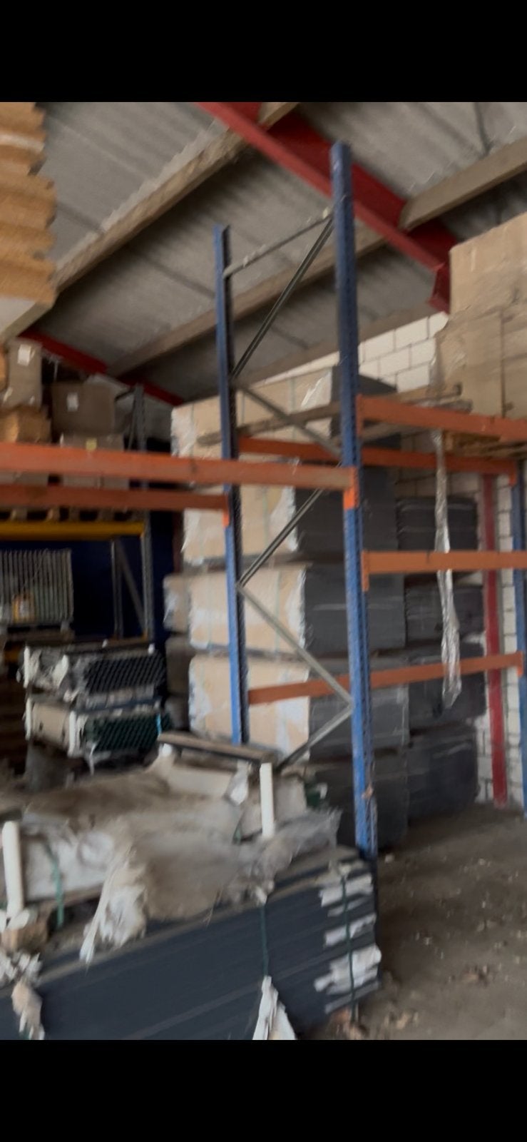 32.5m palletstelling, Ophalen