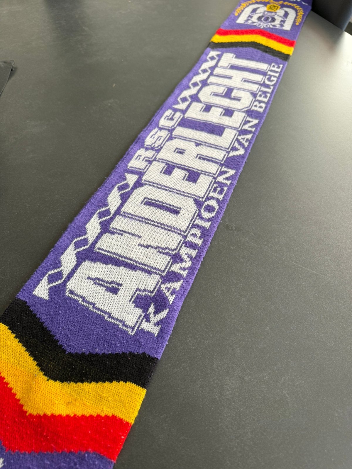 Vintage kampioenensjaal RSCAnderlecht, Ophalen of Verzenden, Zo goed als nieuw