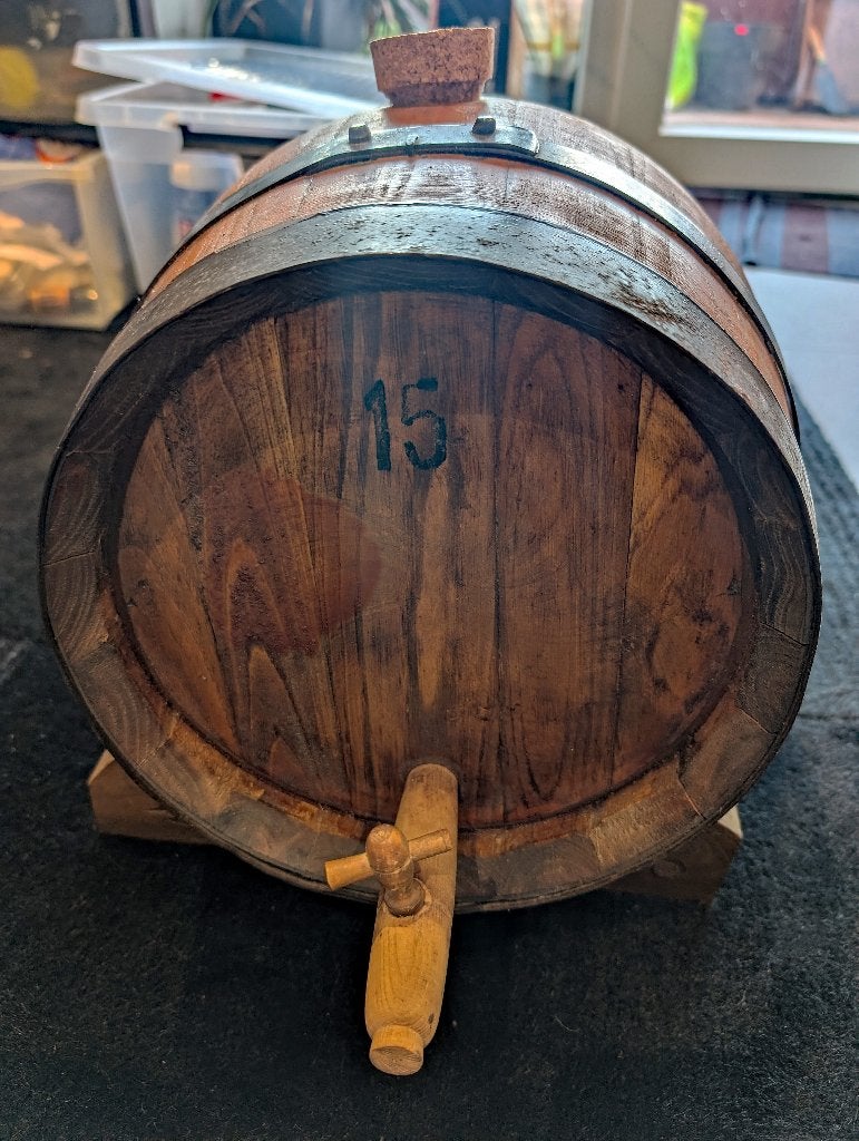 Authentique fût a vin 1950-1970, Envoi, Utilisé, France, Vin rouge