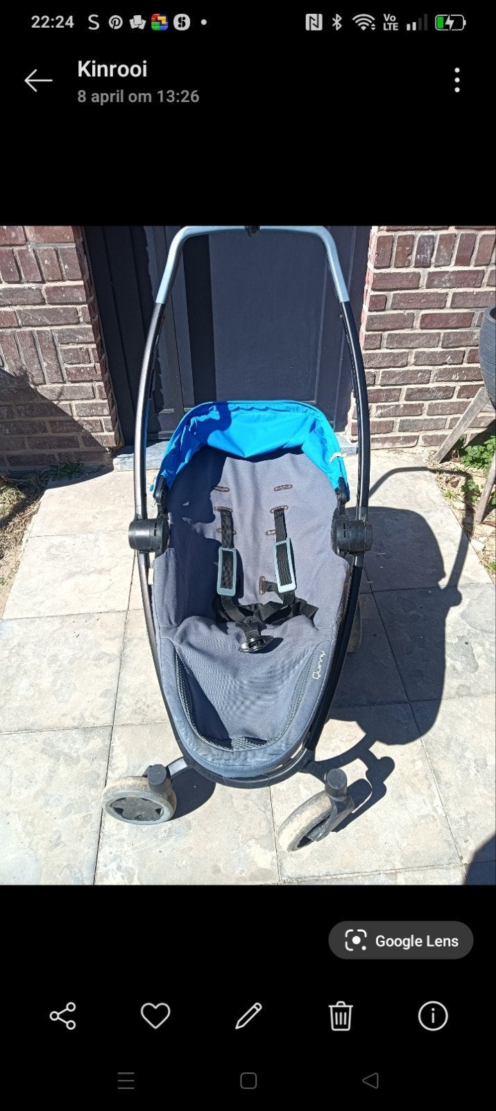 buggy quinnyzapp, Kinderen en Baby's, Buggy's, Ophalen, Zo goed als nieuw, Quinny
