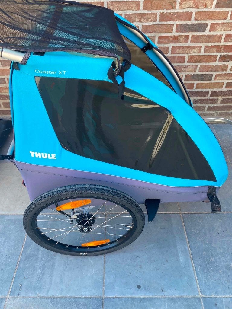 Fietskar Thule Coaster xt, Fietsen en Brommers, Ophalen, Opvouwbaar, Zo goed als nieuw, Tule