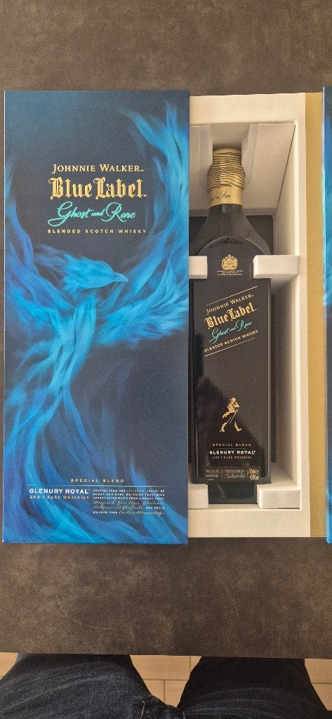 JOHNNIE WALKER BLUE LABEL GHOST & RARE GLENURY ROYAL, Enlèvement, Neuf, Autres types
