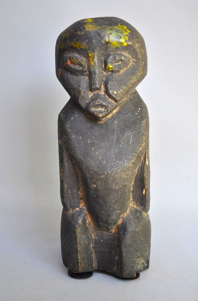 Ancienne statue rituelle - LEGA/SHI - RD Congo- 1900-1920, Antiquités & Art, Enlèvement ou Envoi