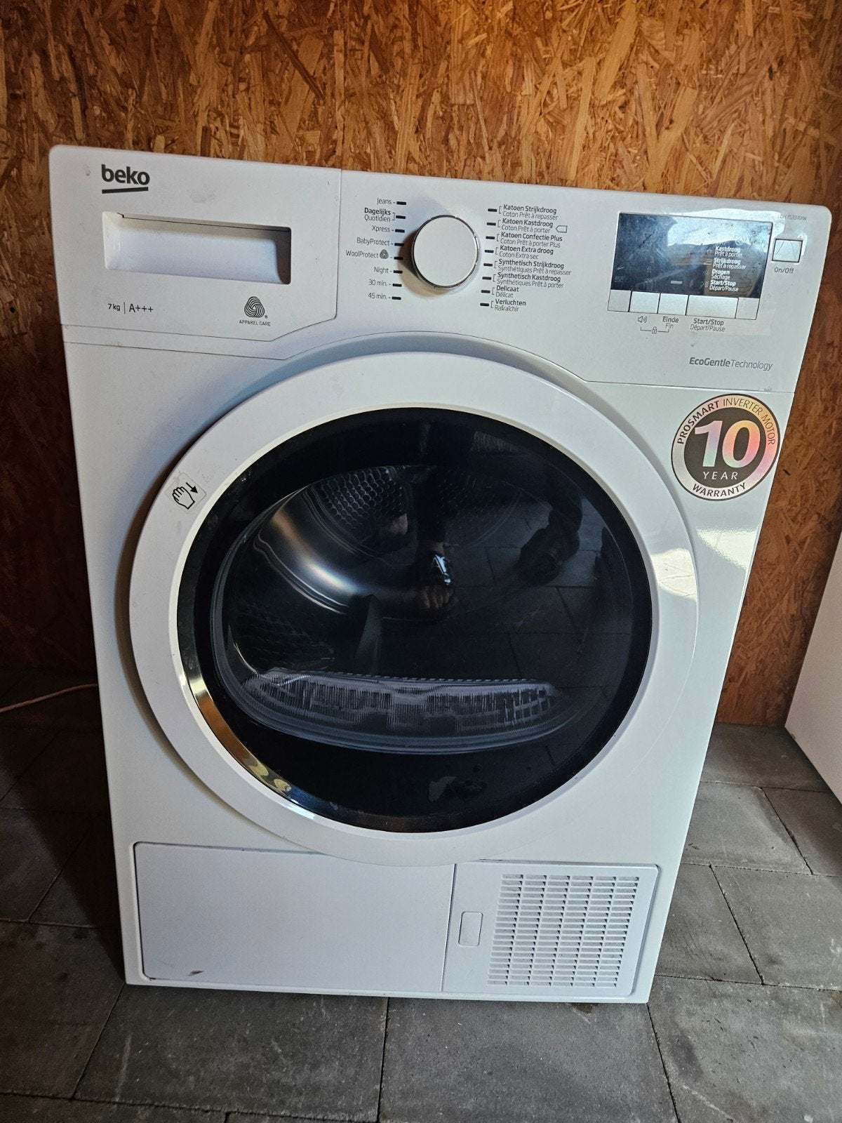 droogkast beko warmtepomp, Ophalen