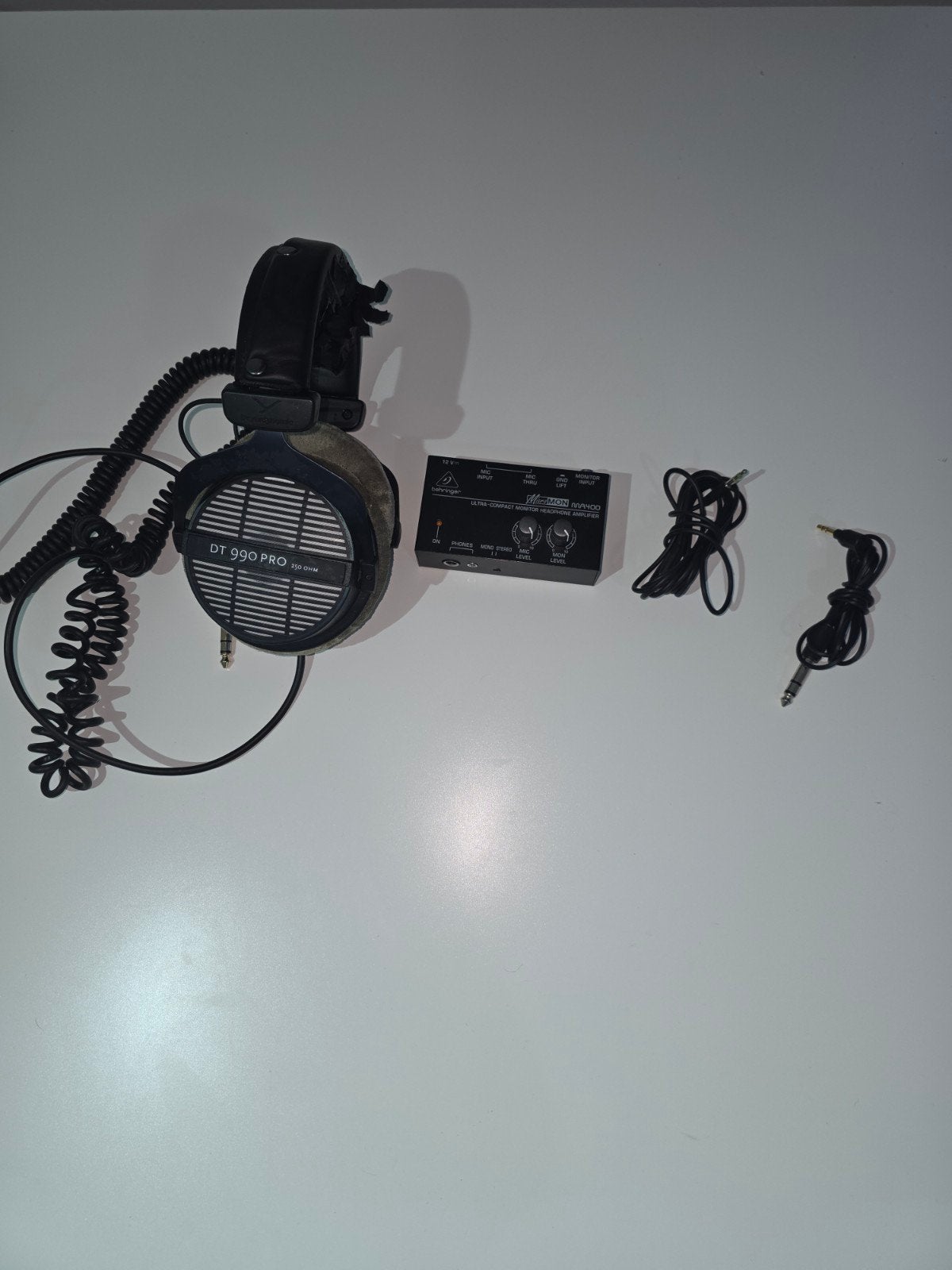 Casque BeyerDynamic 990 Pro + Amplificateur + Adaptateur, Audio, Tv en Foto, Hoofdtelefoons