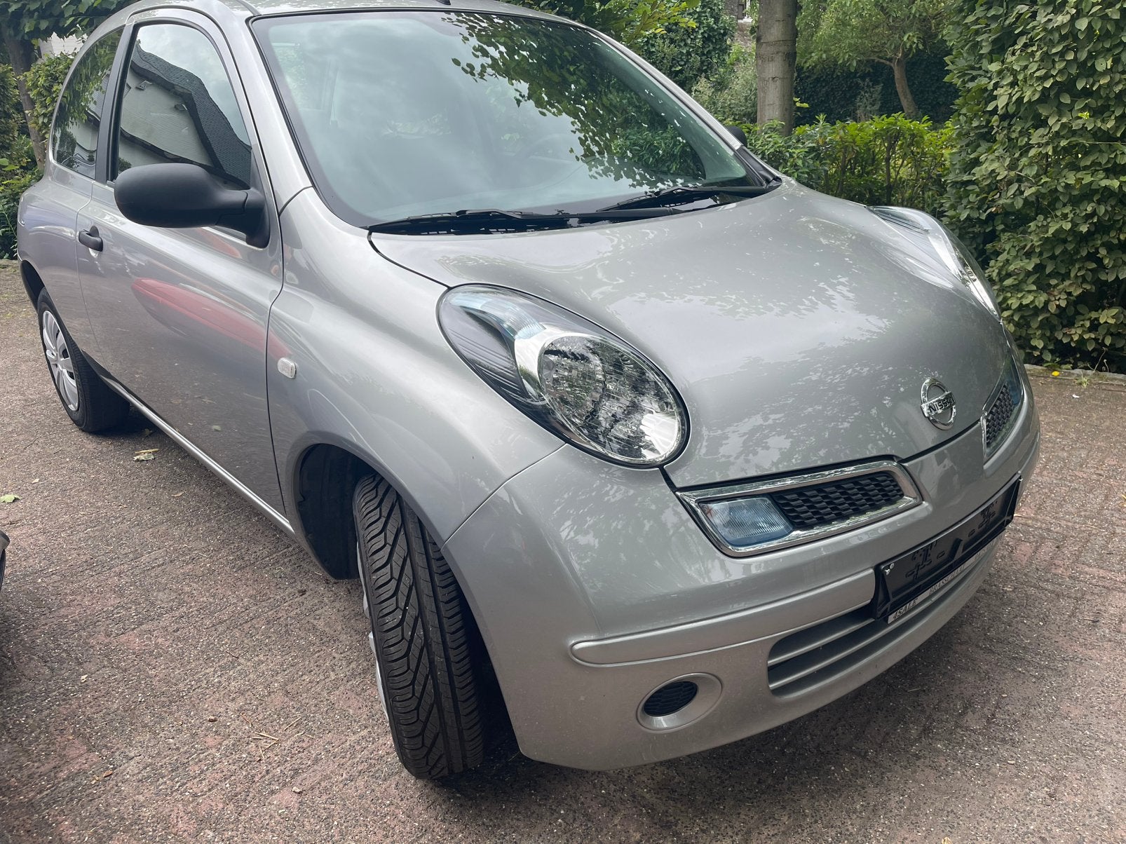 Micra 1.2i 3prts/Climatisation/28000 km ! ! ! ! !, Autos, Nissan, Argent ou Gris, Achat, Entreprise, Boîte manuelle