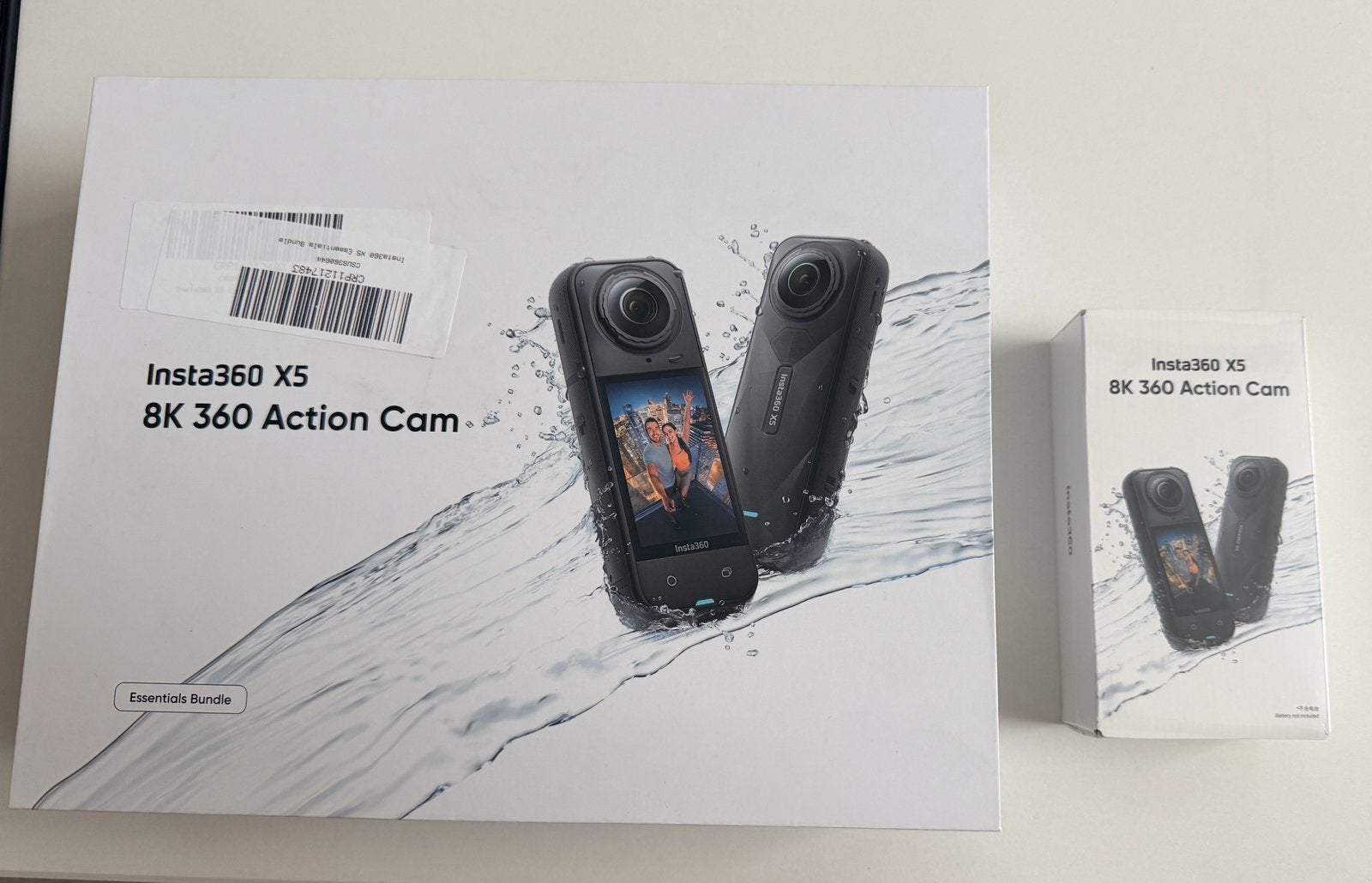 Insta360 X5 Essential Bundle – NIEUW + garantie, Ophalen of Verzenden, Nieuw, Overige merken