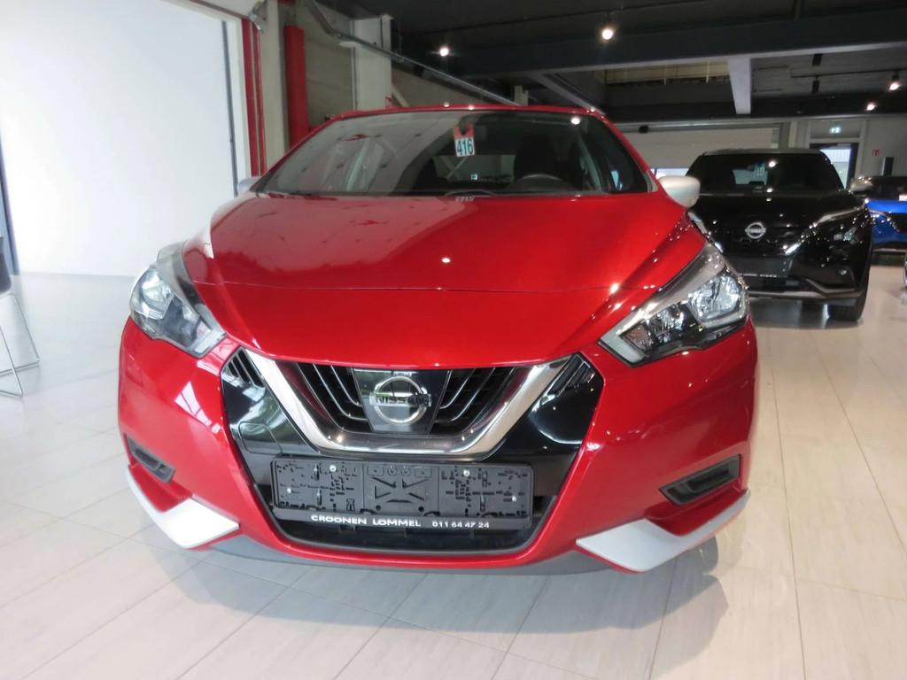 Nissan Micra Micra 0.9 IG-T N-Connecta (bj 2018), Auto's, Gebruikt, 899 cc, 66 kW, Rood